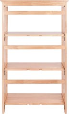 Winsome Mission Beech Wood 4-Tier Shelf - Image 6