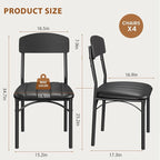 Jocoevol Dining Chairs Set of 4 - Image 2