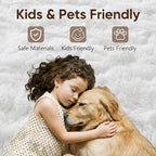 5x7 White Fluffy Soft Area Rug Non-Slip - Image 7