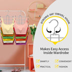 Closet Organizers and Storage, 6 Tier Tank Top Hanger, Dorm Room Essentials - Image 4