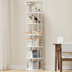 ALLSTAND 6 Tier Rotating Bookshelf, 360 ° Display Stackable Spinning Bookshelf by ALLSTAND