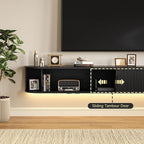 80" Floating TV Stand with Power Outlet - Image 4