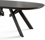 Furniture of America Nazaen VI 82.5" Mid-Century Modern Solid Wood Live Edge - Image 8