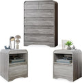 3 Piece Bedroom Set, Dresser and Nightstand Sets by SOLACEFURNITURE