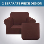 H.VERSAILTEX 2 Piece Couch Cover Stretch Stylish Chair Cover Furniture - Image 3