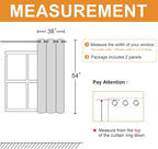 Blackout Window Curtains for Bedroom, 2 Panels, 38 x 54 Inch | Light Blocking & - Image 7