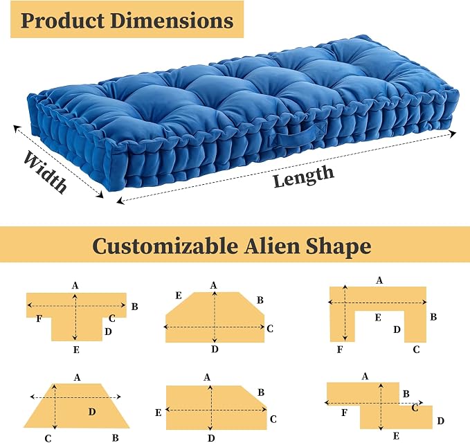 Custom Bench Cushion, Tufted Bench Cushions - Image 8