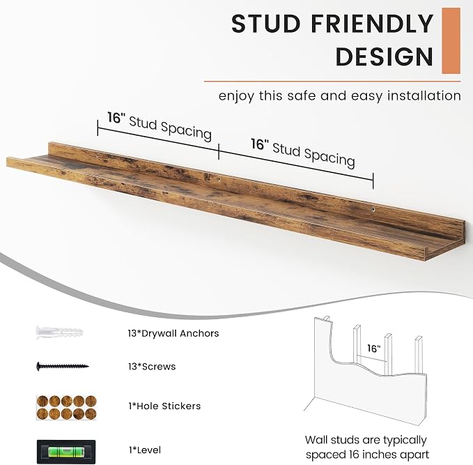 FLYJOE Floating Picture Ledge Shelves - Image 5