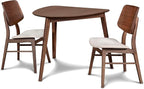 New Classic Furniture Mid-Century Modern Oscar Corner Table 3-Piece Dining Set by NewClassicFurniture