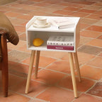 MaxSmeo White Nightstand, Small Bed Side Table - Image 7