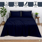 Cottington Lane Sleeper Sofa Sheets Full Size, 4 Piece Premium Quality 100% - Image 2