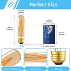 Dimmable E26 T30 T10 LED Bulb Long Tube Light Bulb 4W, Type T Tubular Light - Image 5