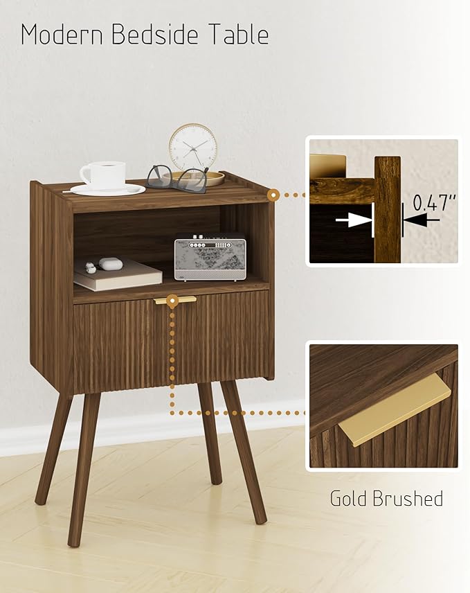 JOONEE Nightstand, Modern Bedside Table - Image 6