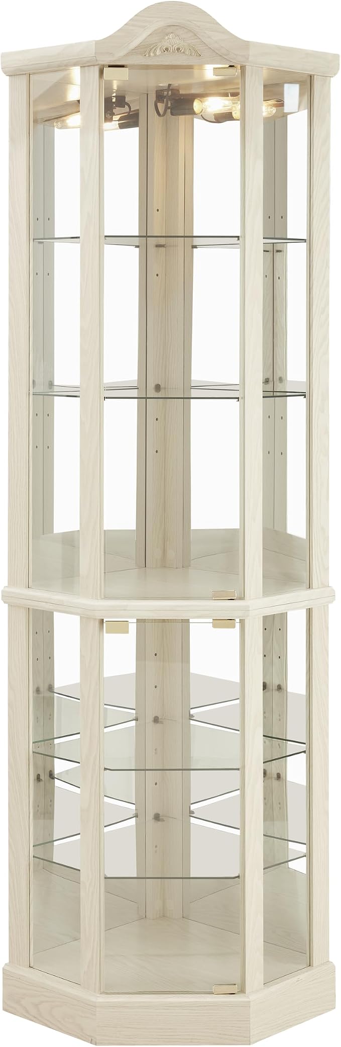Glass Corner Display Cabinet - Image 7