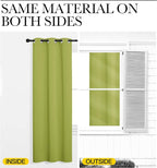 NICETOWN Fresh Green Blackout Curtains 120 inches Length - Image 5