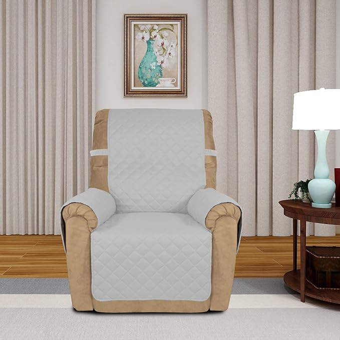 PureFit Reversible Recliner Chair Covers Couch Covers - Image 2