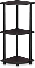 Furinno TURN-N-TUBE Corner Shelf, 3-Tier Corner Bookshelf, Display Storage by Furinno-FitsYourSpaceFitsYourBudget