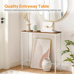 HOOBRO Narrow Console Table, 29.5" Small Entryway Table, Thin Sofa Table - Image 4