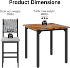 AWQM 5-Piece Dining Table Set, Dining Table Set - Image 7