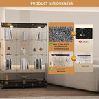 Beauty4U Glass Display Cabinet - Image 4