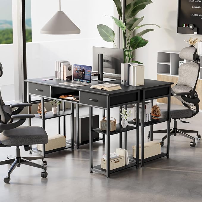 DUMOS 48" Small Computer Home Office Desk - Image 4