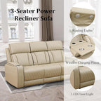 Leather Power Recliner Sofa Set - Image 4