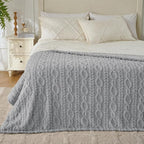 Grey Throw Blanket - Image 4