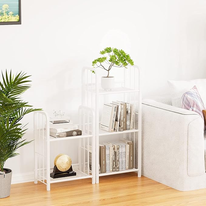 Bookshelf Storage Shelf Bookcase Freestanding Storage Stand - Image 5
