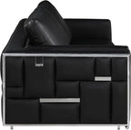 Blackjack Furniture Catania Modern Top Grain Italian Leather Sofa Set - Image 17