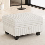 Belffin Corduroy Fabric Ottoman by Belffin