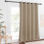 NICETOWN Sliding Door Window Treatment Blackout Patio Door Curtain Panels - Image 7