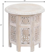 COTTON CRAFT Solid Wood End Table - Image 3