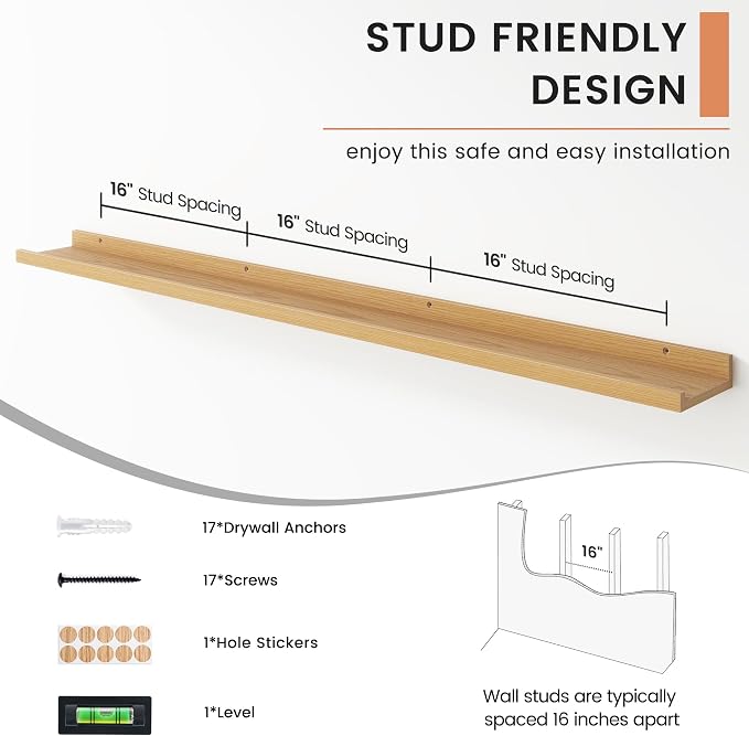 FLYJOE Floating Picture Ledge Shelves - Image 5