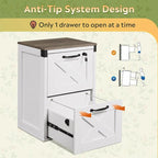 DEVAISE 2 Drawer File Cabinet - Image 7