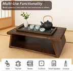 Japanese Low Floor Table Folding Coffee Tables - Image 6
