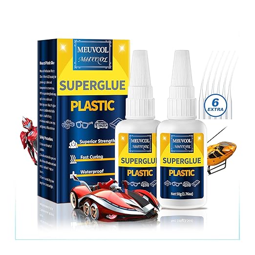 Plastic Glue 100g for Model, 3D Printing Repair, Legos & Miniatures, by Meuvcol