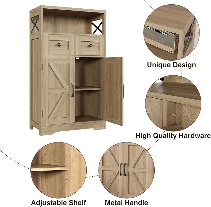 Befrases Natural Wood Storage Cabinet - Image 7