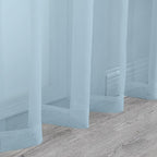 Chyhomenyc Sky Blue Sheer Valance - Image 5