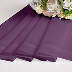 Plum Sheer Curtains 63 Inches Long 2 Panels Set, Light Filtering Voile Fimly - Image 7