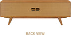NTC Sapa Mid-Century Modern Solid Wood TV Stand 4-Door Media Console - Image 7