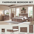 Aitjunz Farmhouse King Size Bed Frame - Image 6