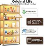 Display Cabinet with Acrylic Glass Doors 67.7'' Tall Curio Cabinet - Image 3