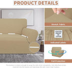 Easy-Going 100% Waterproof Loveseat Couch Cover Stretch Jacquard Sofa Cover | - Image 4