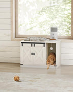 Hzuaneri Cat Litter Box Enclosure, Hidden Litter Box Cabinet Furniture - Image 8