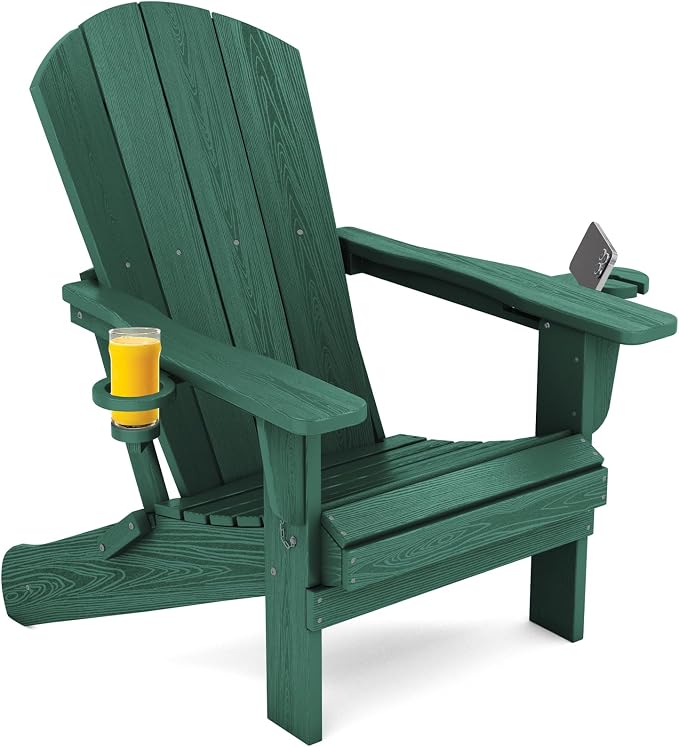 SERWALL Adirondack Chair with Cup Holders by SERWALL
