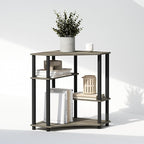 Furinno Turn-N-Tube Storage Shelves, 4-Tier Corner Shelf, Toolless Assembly - Image 6