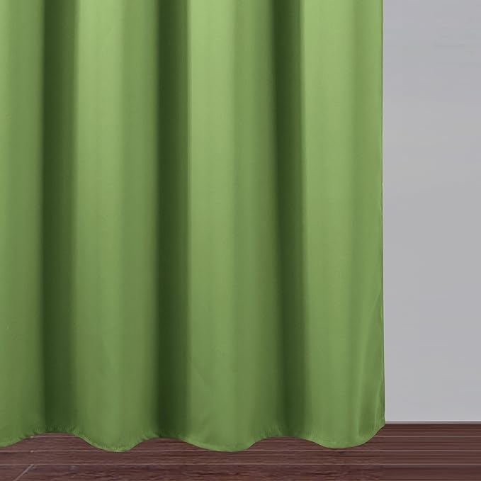 Blackout Curtains 66 x 84 inch/Light Green Curtains Set of 2 Panels/Thermal - Image 9