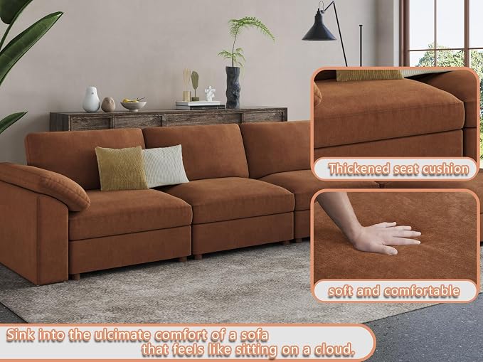 EASE MOOSE Modern Loveseat Sofa - Image 6