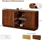 67'' Modern TV Stand for TVs up to 75'', Modern Long Media Console - Image 2