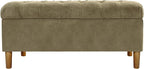 Homepop Home Decor | Tufted Ainsley Button Storage Ottoman Bench by HomePop